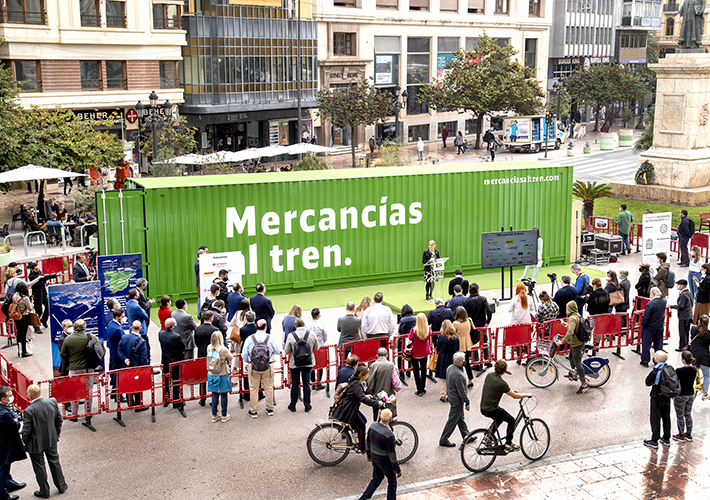 Foto ECODES se une a la campaña “Mercancías al tren” 